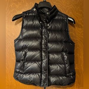J. Crew shiny puffer vest
